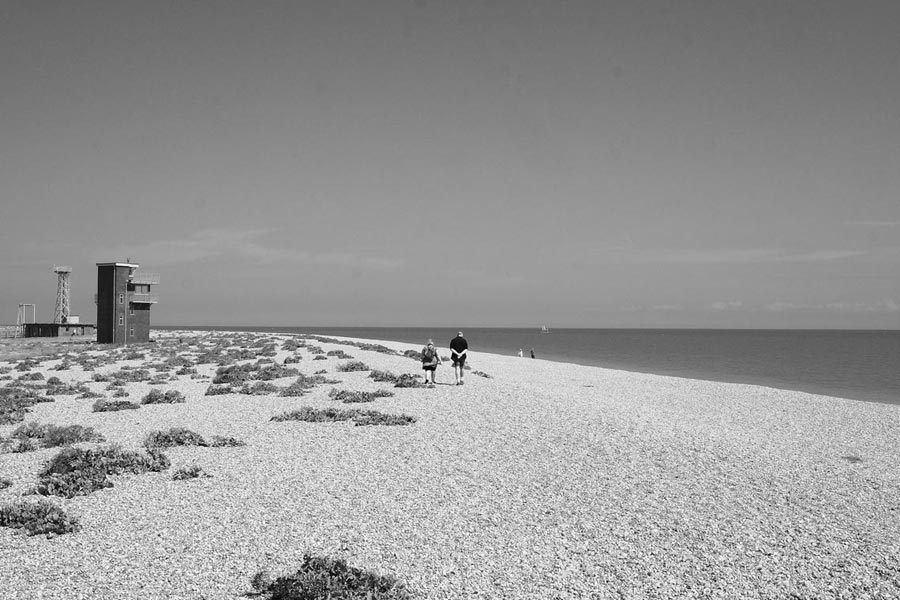 beach walkers